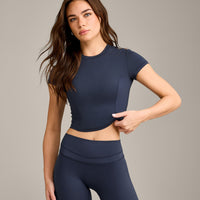 Mellow™ Motion Crew Neck Mid Top | True Blue