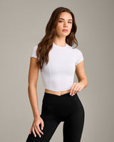 Mellow™ Motion Crew Neck Mid Top | White