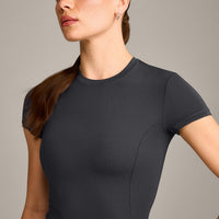Mellow™ Motion Crew Neck Top | Coal