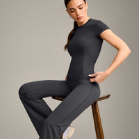 Mellow™ Motion Crew Neck Top | Coal
