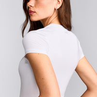 Mellow™ Motion Crew Neck Top | White