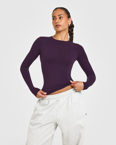 Mellow™ Soft Long Sleeve Top | Blackberry Purple