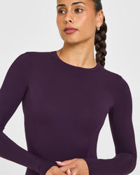 Mellow™ Soft Long Sleeve Top | Blackberry Purple