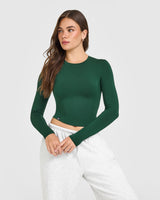 Mellow™ Soft Mid Long Sleeve Top | Racing Green