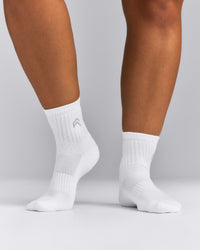 Mid Crew Socks 3 Pack | Gray/White/Black