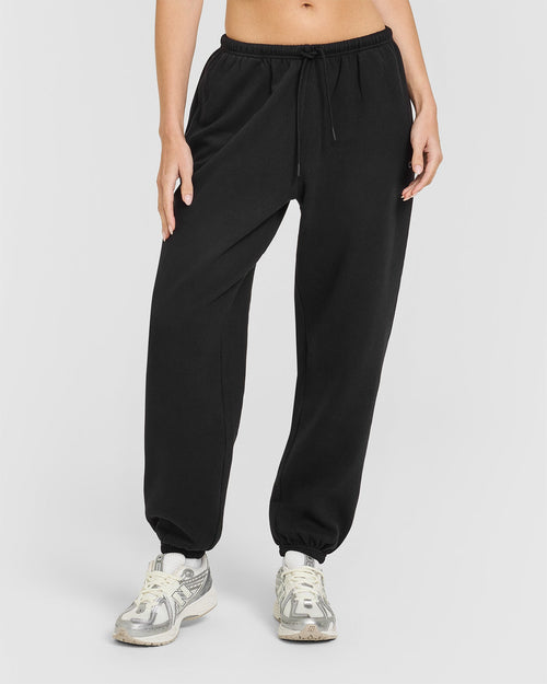 Oner Modal Mid Weight Relaxed Joggers | Soft Black