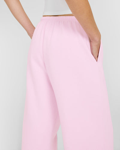 Mid Weight Relaxed Straight Leg Joggers | Chalk Pink