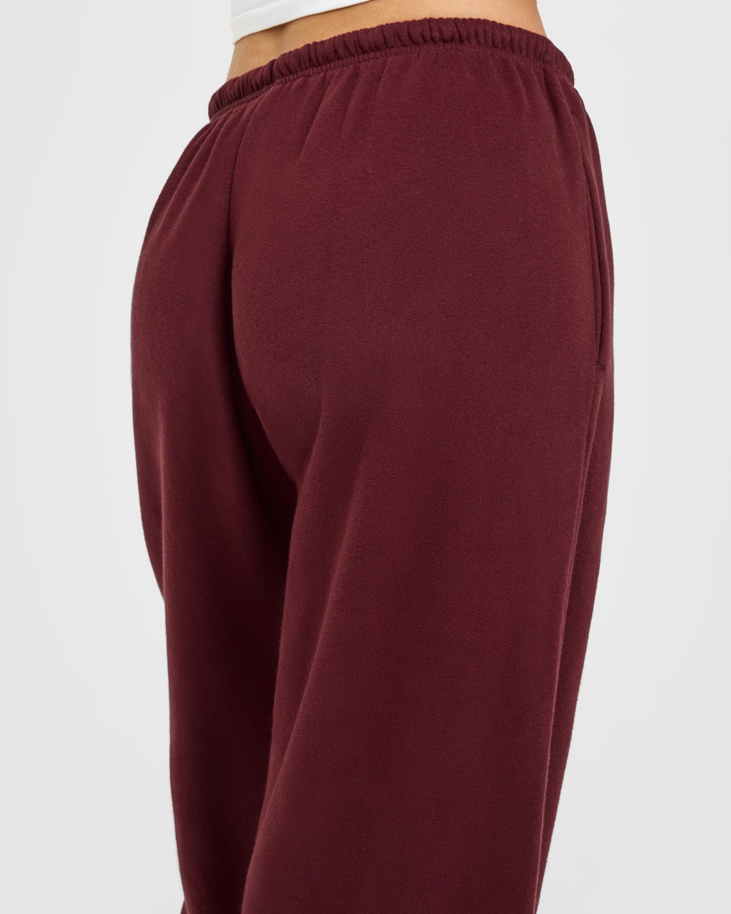 Mid Weight Relaxed Straight Leg Joggers | Rosewood
