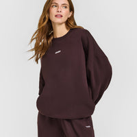 Mid Weight Sweatshirt | Plum Brown