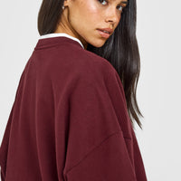 Mid Weight Sweatshirt | Rosewood