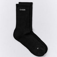 Long Crew Socks 1 Pack | Black