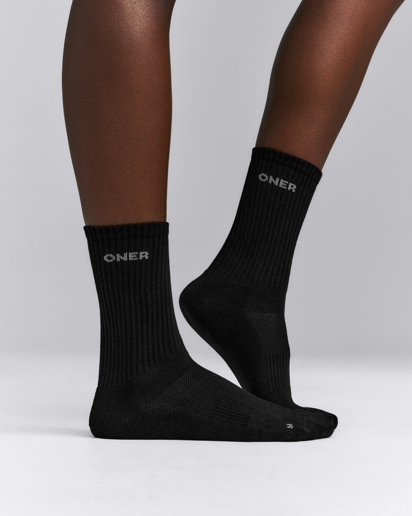 Long Crew Socks 1 Pack | Black