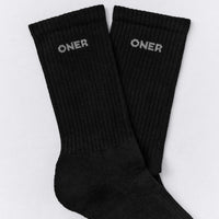 Long Crew Socks 1 Pack | Black