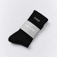 Long Crew Socks 1 Pack | Black
