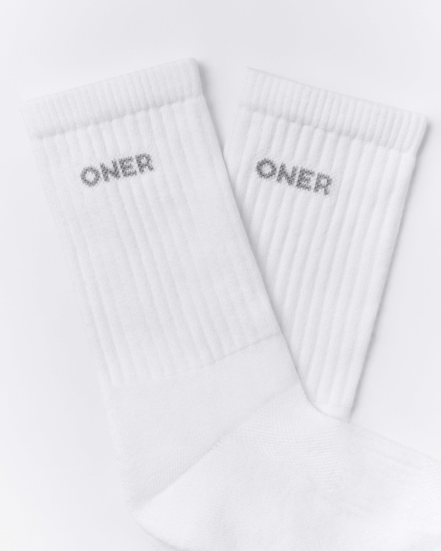 Long Crew Socks 1 Pack | White