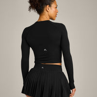 Oner Seamless Fitted Long Sleeve Top | Black