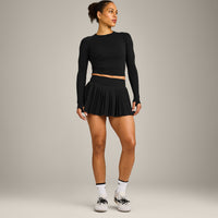 Oner Seamless Fitted Long Sleeve Top | Black