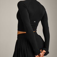 Oner Seamless Fitted Long Sleeve Top | Black