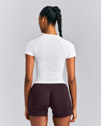 Oner Seamless Fitted Top New Branding | White
