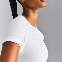 Oner Seamless Fitted Top New Branding | White