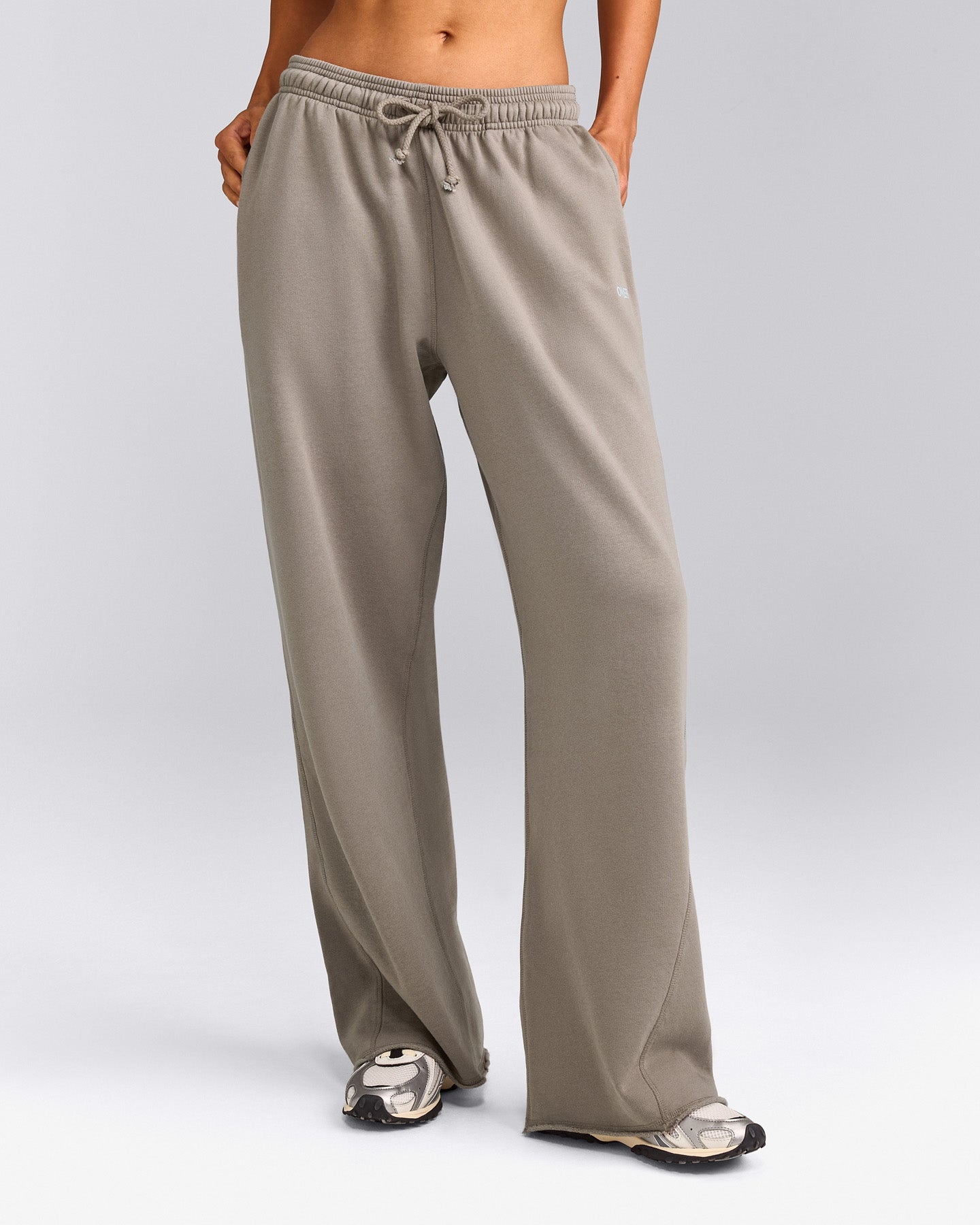Cotton Vintage Lounge Wide Leg Sweatpants | Washed Minky