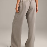 Raw Cut Lounge Wide Leg Joggers | Washed Minky