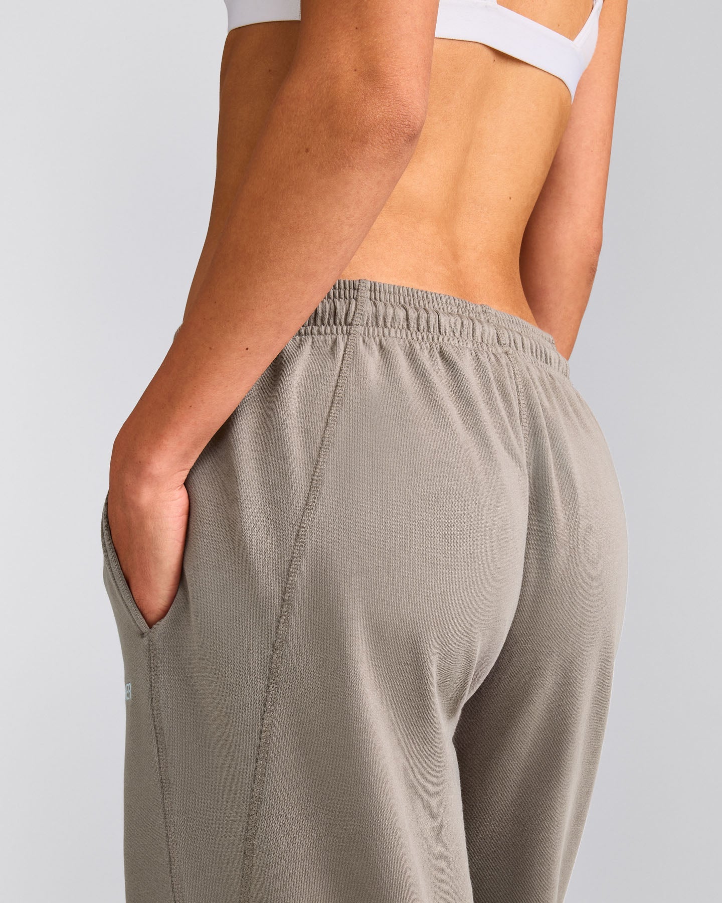 Cotton Vintage Lounge Wide Leg Sweatpants | Washed Minky