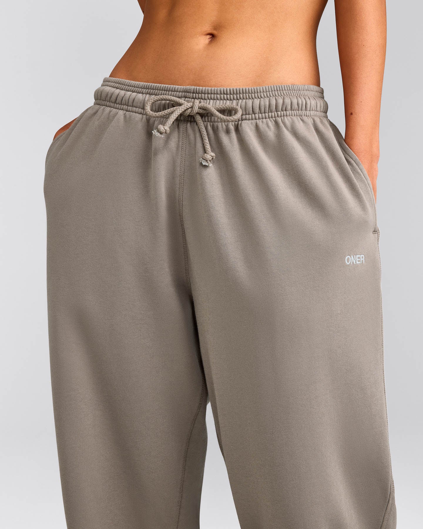 Cotton Vintage Lounge Wide Leg Sweatpants | Washed Minky