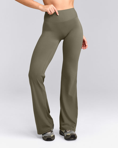 SoftMotion™ Flared Pants | Alpine Green
