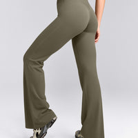 SoftMotion™ Flared Bottoms with Grey Logo | Alpine Green