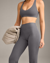 SoftMotion™ Flared Bottoms with Grey Logo | Ash Grey