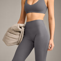 SoftMotion™ Flared Bottoms with Grey Logo | Ash Grey