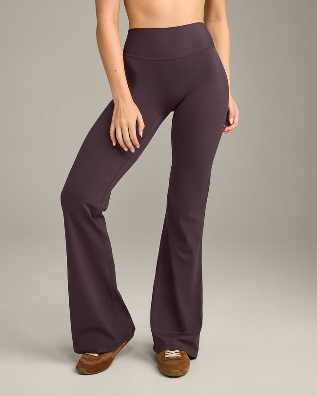 SoftMotion™ Flared Bottoms with Grey Logo | Dark Umber Brown