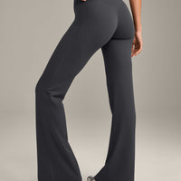 SoftMotion™ Flared Bottoms with Grey Logo | Coal