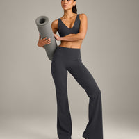 SoftMotion™ Flared Bottoms with Grey Logo | Coal