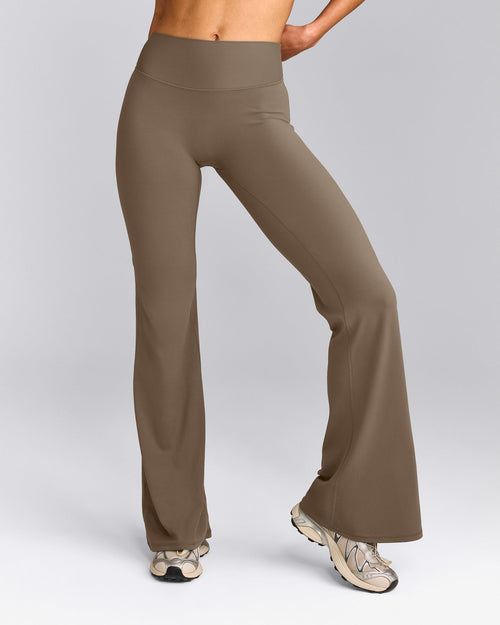 SoftMotion™ Flared Pants | Moss Brown