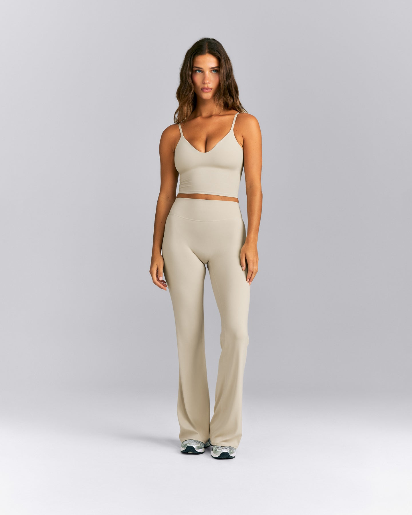 SoftMotion™ Flared Pants | Oatmeal