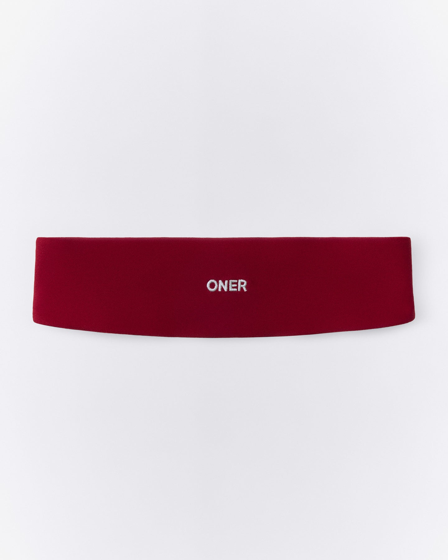 SoftMotion™ Headband with Gray Logo | Ruby Red