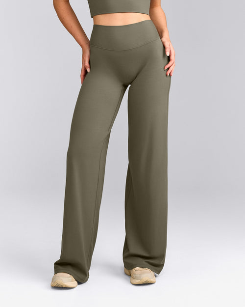 SoftMotion™ Straight Leg Pants | Alpine Green