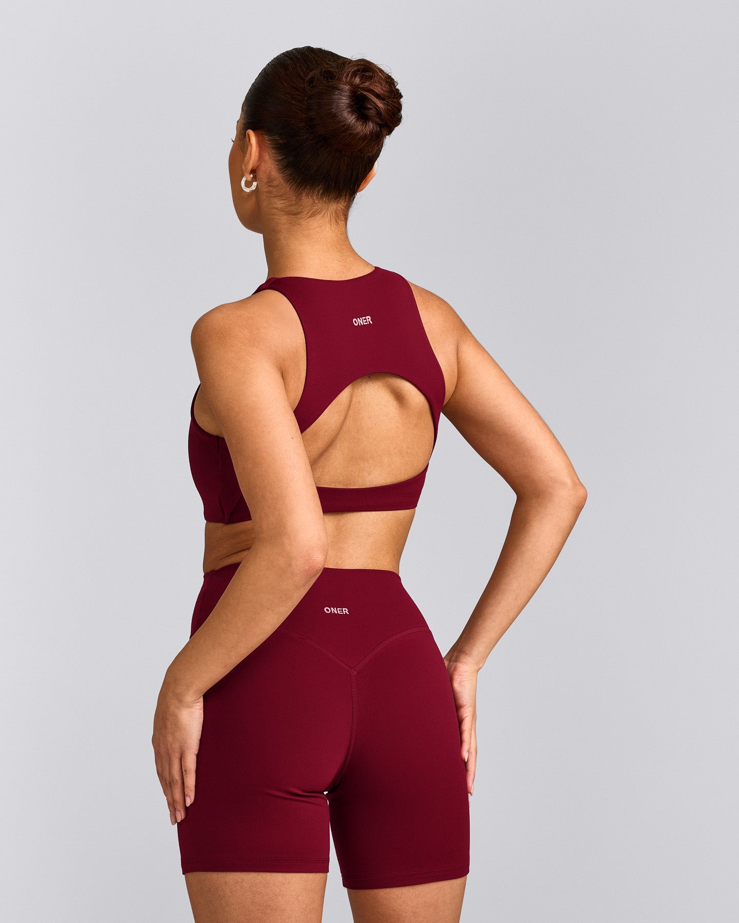 SoftMotion™ High Neck Sports Bra | Ruby Red