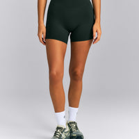 SoftMotion™ High Waisted Shorts 6" | Emerald Noir