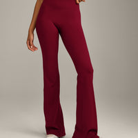 SoftMotion™ Flared Bottoms with Grey Logo | Ruby Red