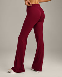 SoftMotion™ Flared Bottoms with Grey Logo | Ruby Red