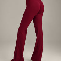 SoftMotion™ Flared Bottoms with Grey Logo | Ruby Red