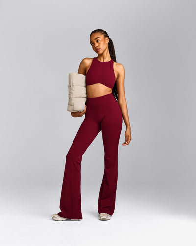 SoftMotion™ Flared Pants | Ruby Red