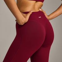 SoftMotion™ Flared Bottoms with Grey Logo | Ruby Red