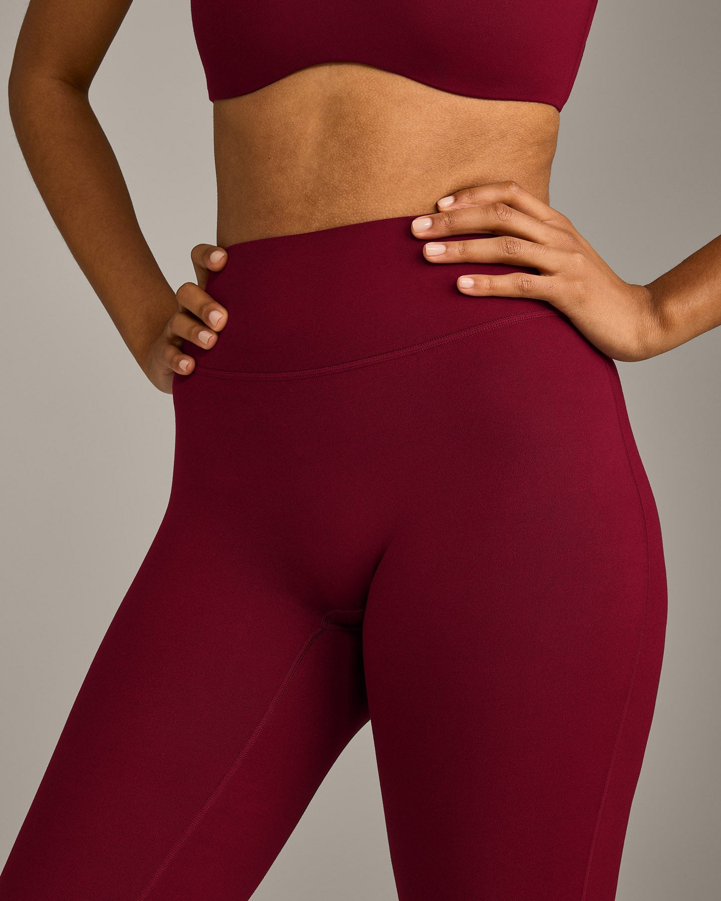 SoftMotion™ Flared Bottoms with Grey Logo | Ruby Red
