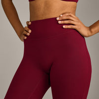 SoftMotion™ Flared Bottoms with Grey Logo | Ruby Red