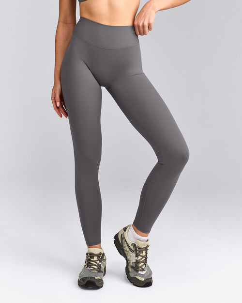SoftMotion™ High Waisted Leggings | Ash Gray