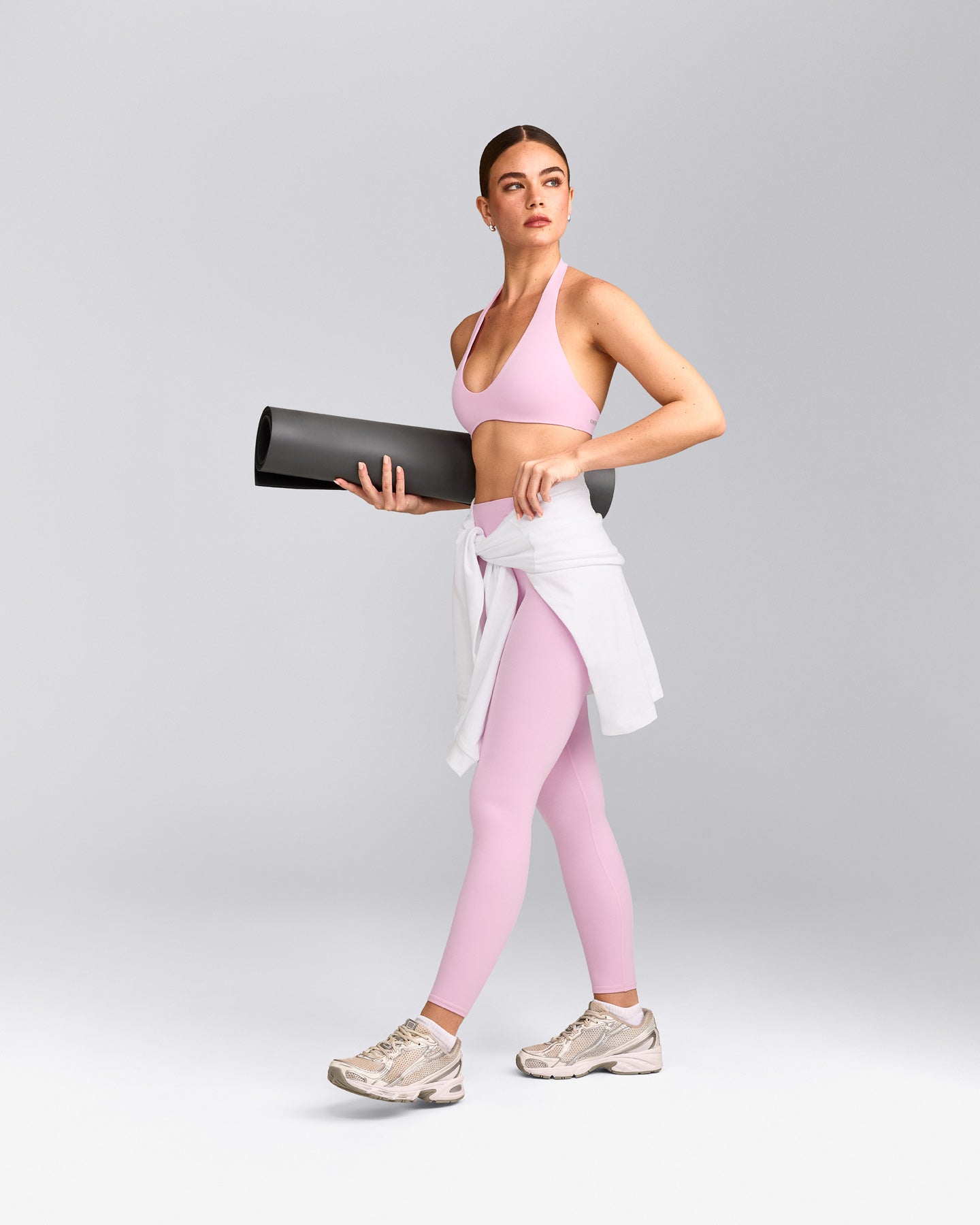 SoftMotion™ High Waisted Leggings | Chalk Pink